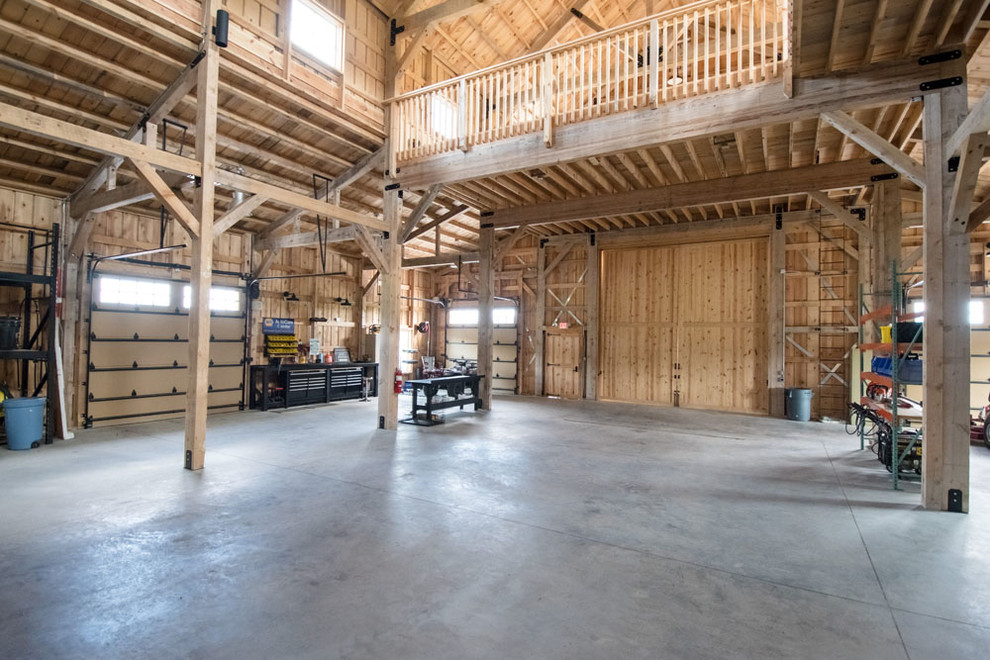 Hunting Lodge Garage Other by Sand Creek Post & Beam Houzz