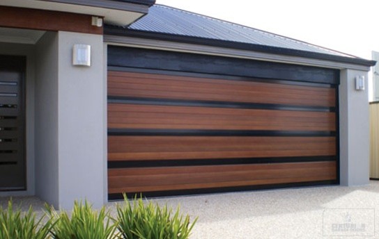 Impact Garages Wood Doors Modern, Contemporary Wood Garage Doors