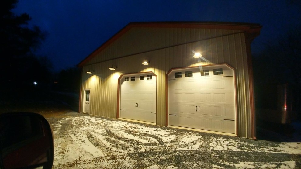 Exemple d'un garage nature.
