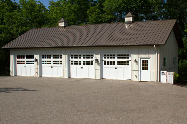 James S Hobby Garage American Traditional Chicago By Morton Buildings Inc Houzz James S Hobby Garage American, Morton Building Garage