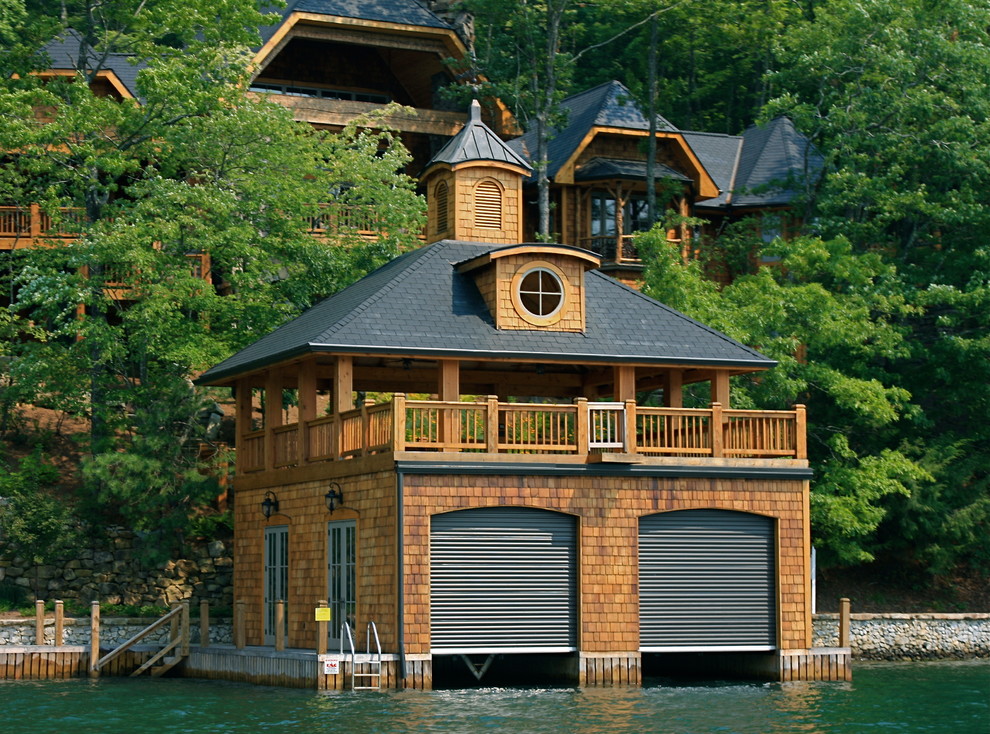 This is an example of a classic boathouse in Atlanta.