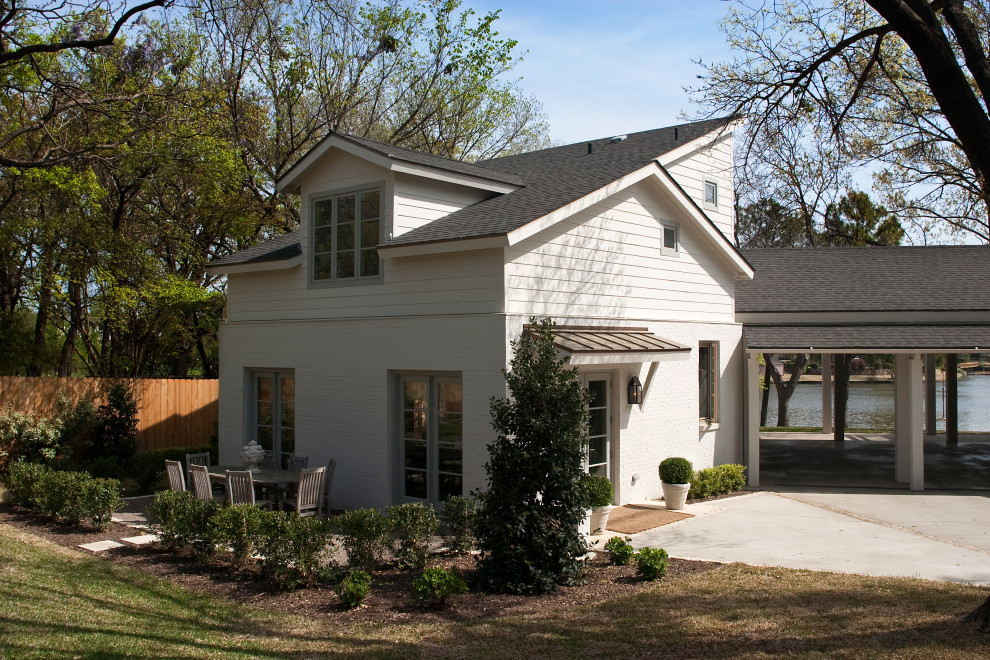 Lakeside House Farmhouse Garage Dallas by FIRM817 Houzz