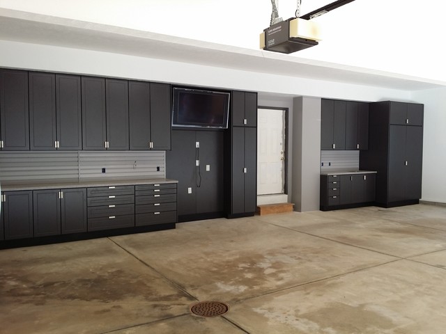 Large Garage Cabinet project - Chardon, OH - Industrial - Garage ...