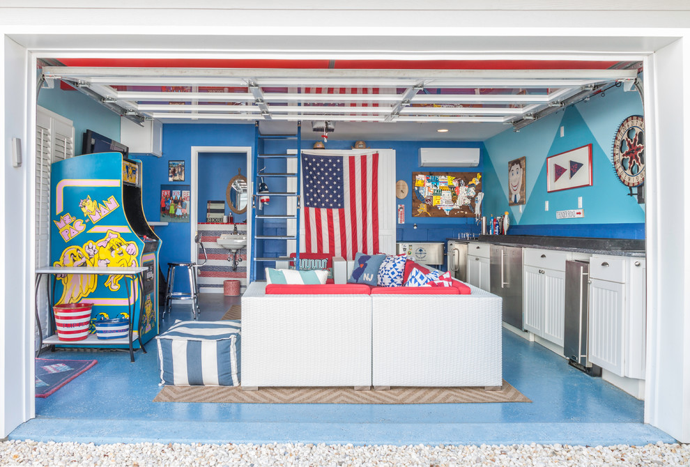 Lavallette Beach Style Garage New York by Mimi & Hill interiors