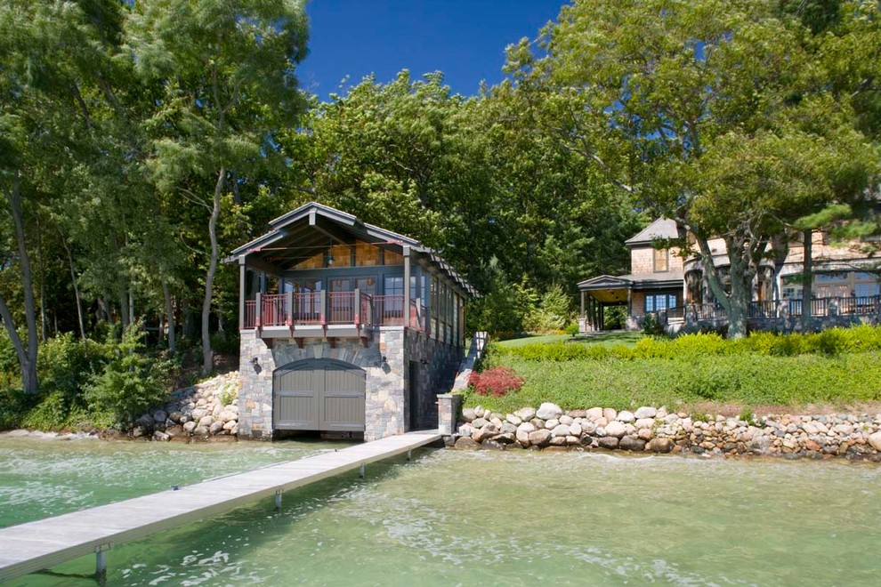 Photo of a large nautical detached boathouse in Other.