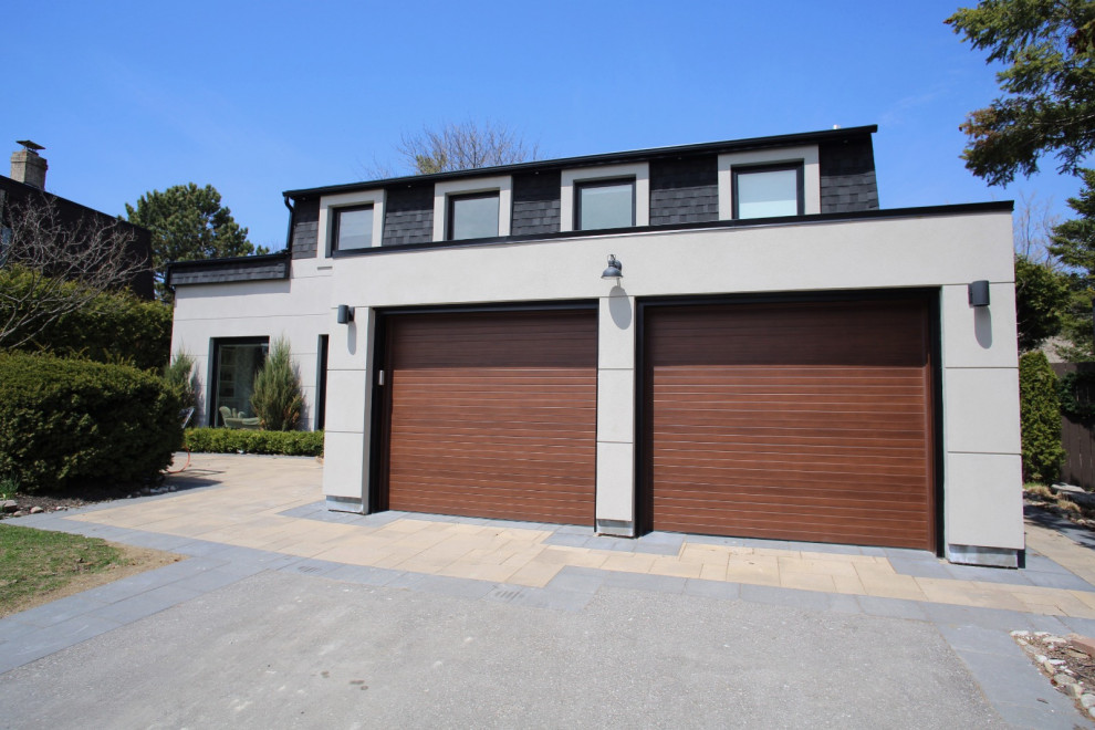 Modern Residential Garage Door, Contemporary Wood Look Garage Doors