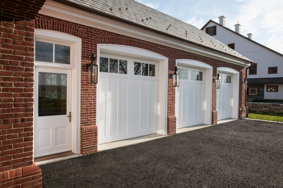 New Carriage House for Historic Lancaster Farm Contemporary Garage