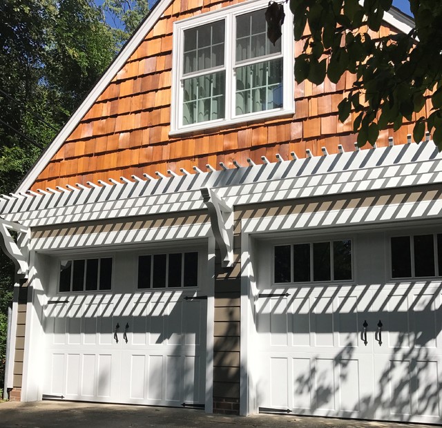 New Garage Doors and Pergola Garage Richmond by Jacobs Ladder
