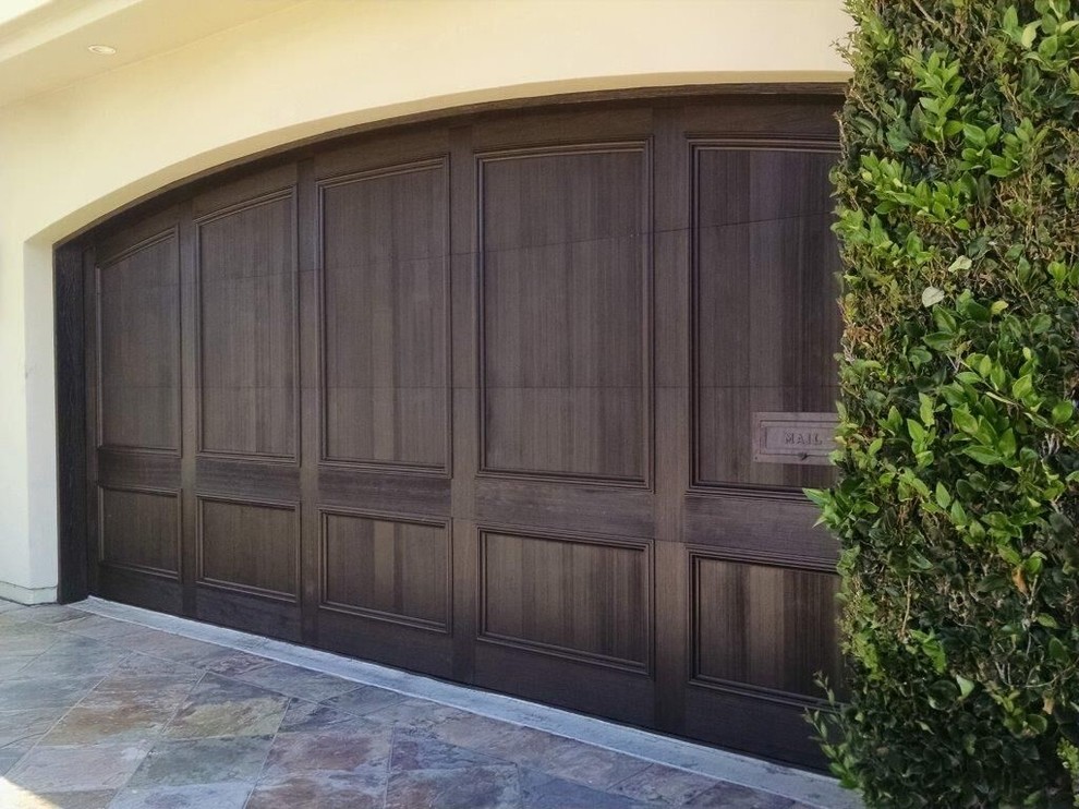Newport Beach Arched Garage Door Traditional Garage Orange County by Besser Bros Garage