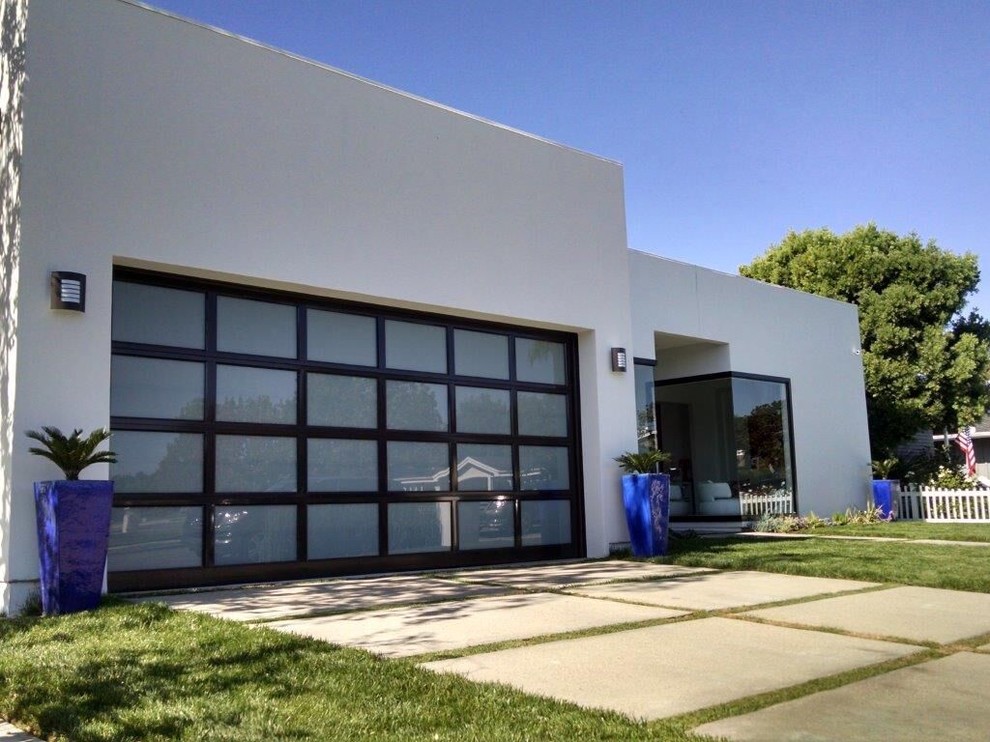 Newport Beach Modern Garage Door Modern Garage Orange County by