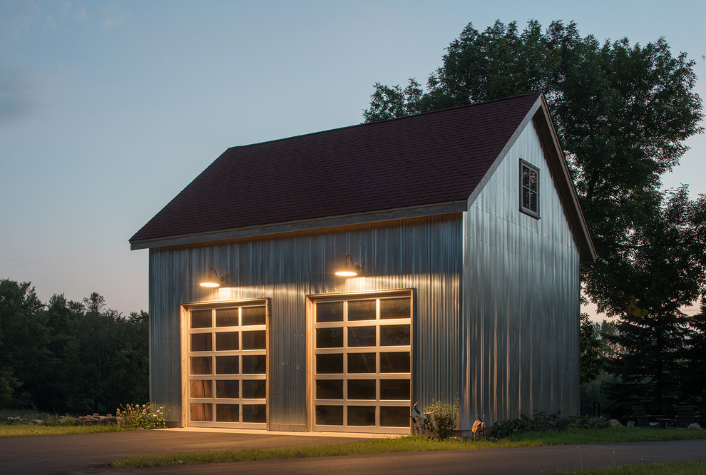 Old Farm New Farmhouse Garage Minneapolis by Rehkamp Larson