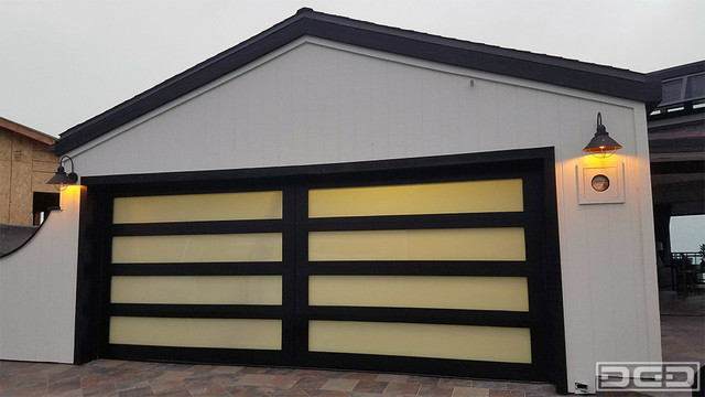 Ca Modern Glass Garage Door, Custom Size Garage Doors