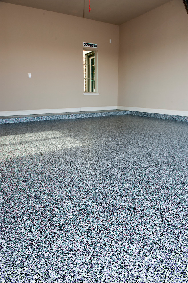 Parker Texas River Rock Blend Transitional Garage Dallas By Diamond Cut Floors Floor Coatings Houzz Parker Texas River Rock Blend, Dallas Cowboys Garage Floor Coating