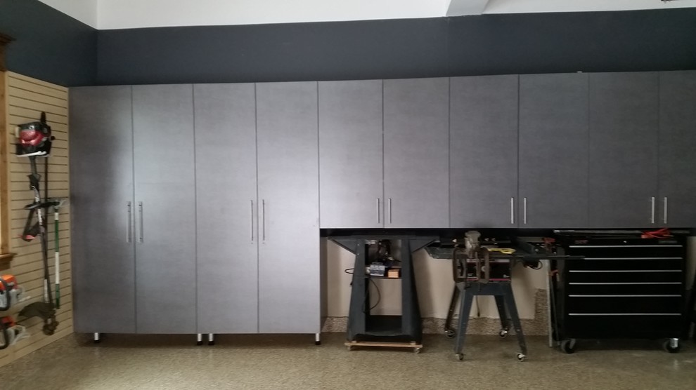 Pewter Cabinets in Lemont, IL - Contemporary - Garage - Chicago - by ...