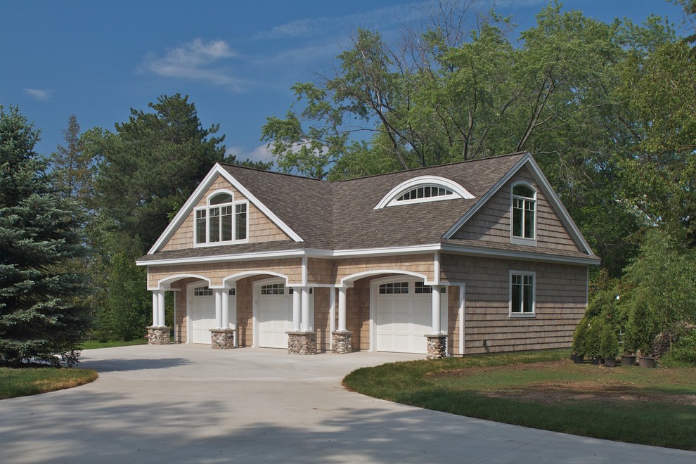Platte Lake Waterfront Home Traditional Garage Other by User