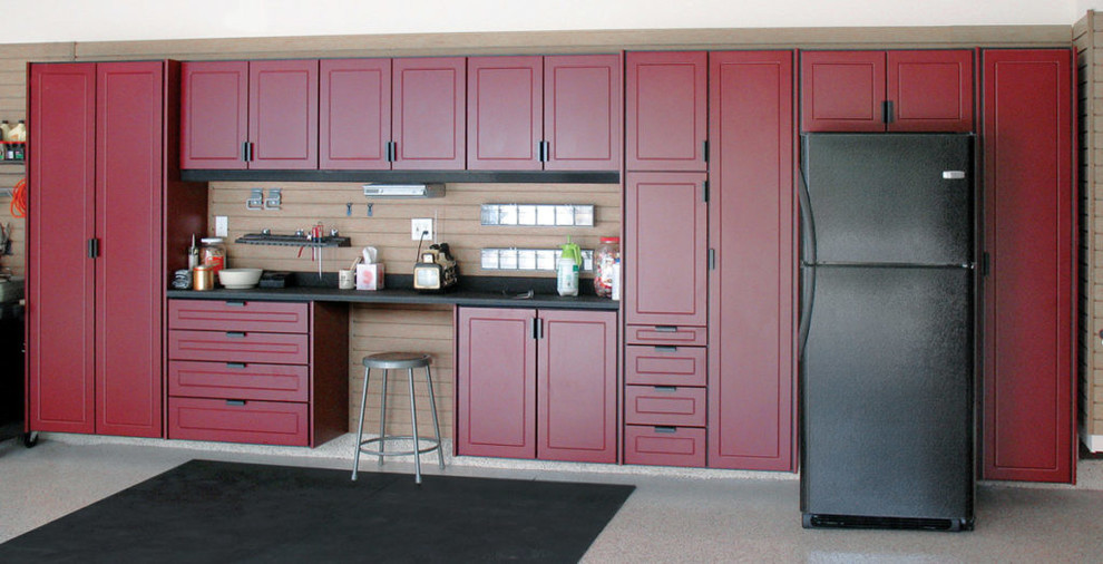 Powder Coated MDF Garage Transitional Garage Tampa by