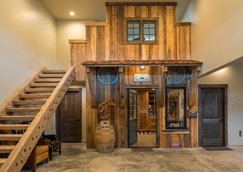 Presley Rd Timbered Shop Rustic Garage Seattle by Shelter