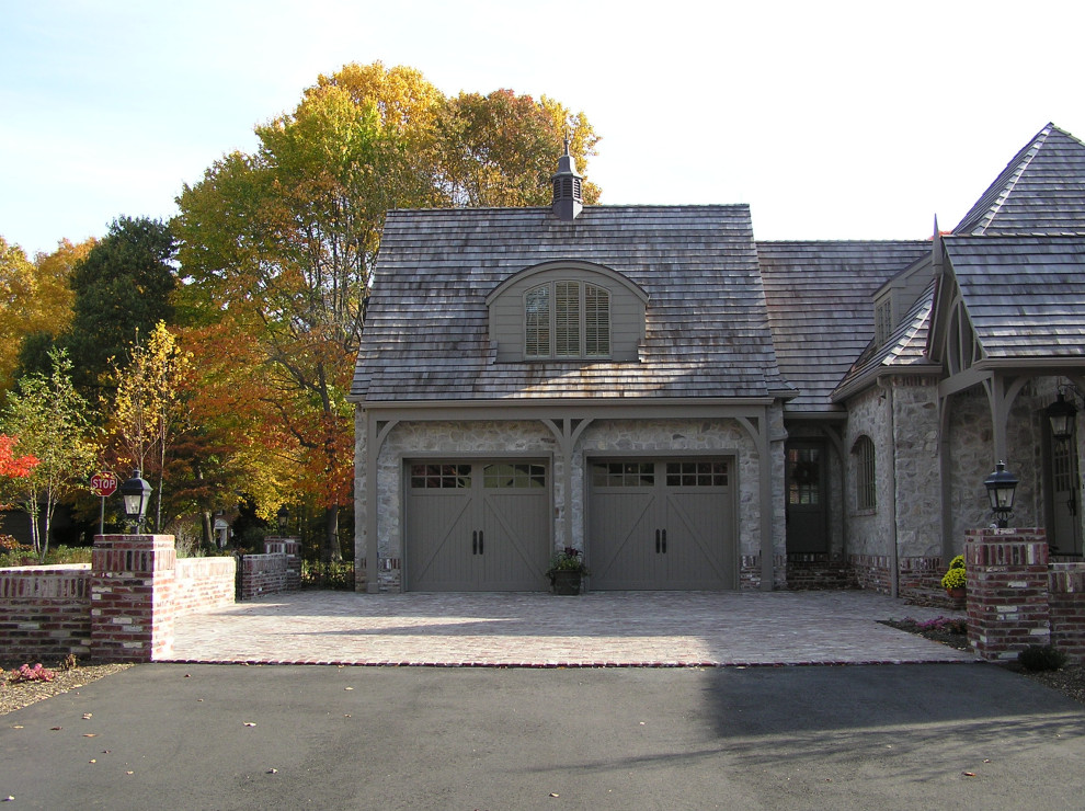 Private Residence French Country Garage Wilmington by R G