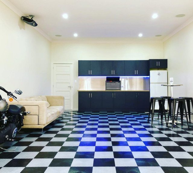 RaceDeck Garage Flooring Transforms Home Garage Garage New York