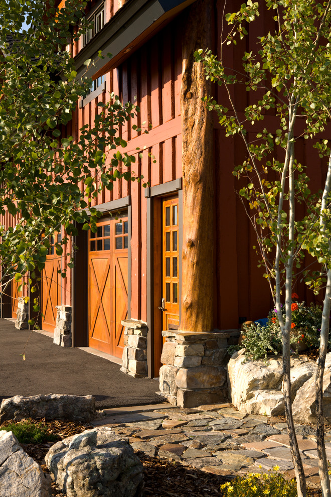 Red Quill Rustic Garage Other by Rocky Mountain Homes/Rocky