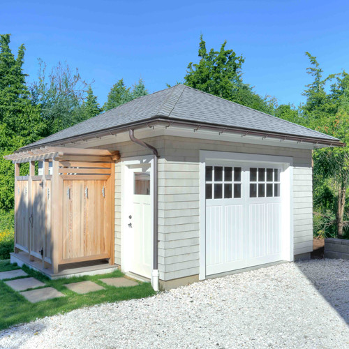 Ridgewood Cottage Beach Style Garage Bridgeport by CK