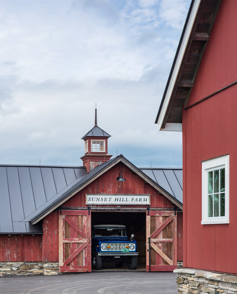 Rustic Barn Rustic Garage Other by Kirley+