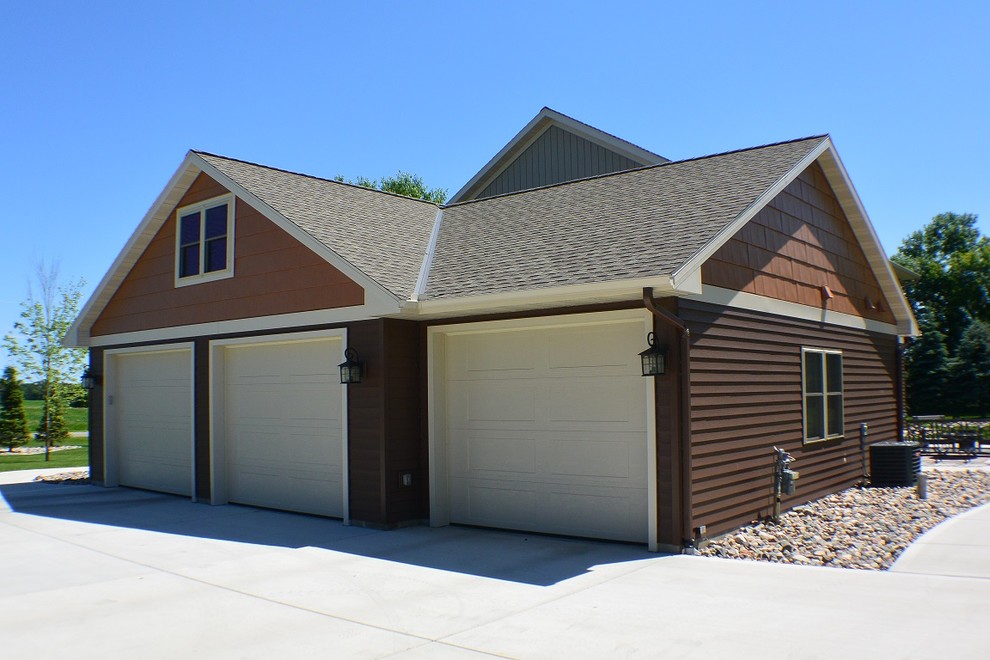 Sartell Home Siding and Roof Modern Garage Minneapolis by