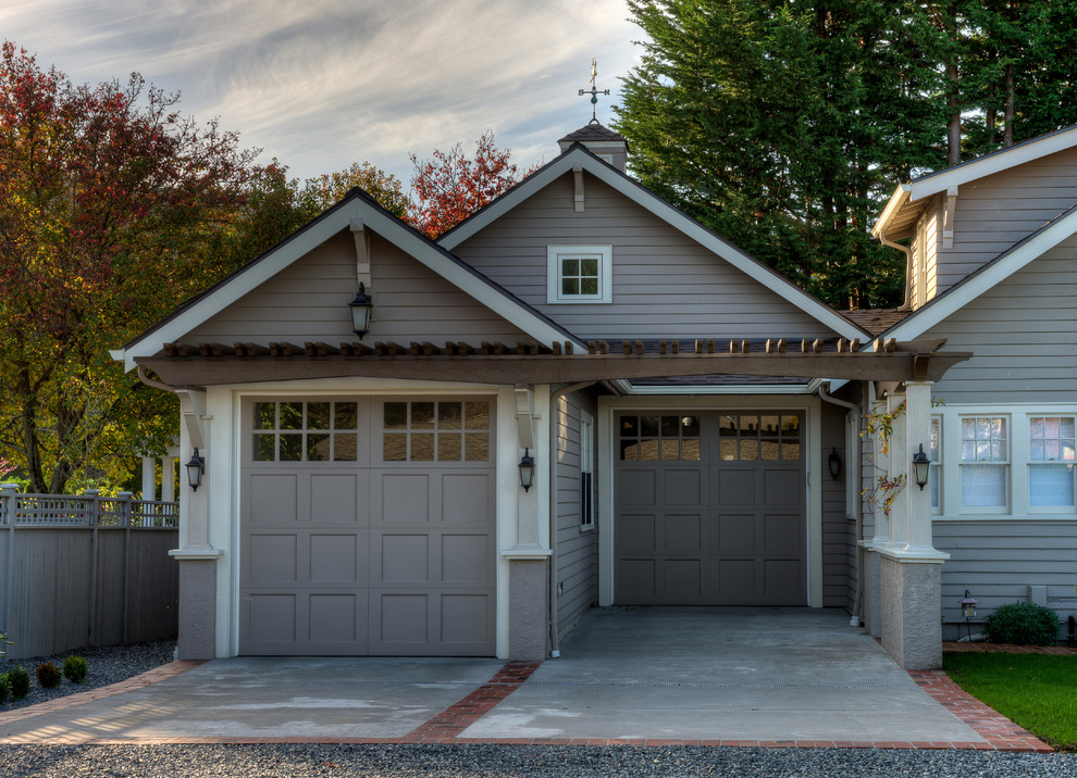 Exemple d'un garage craftsman.