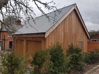 Semi-detached house two storey side extension, basement and garage ...