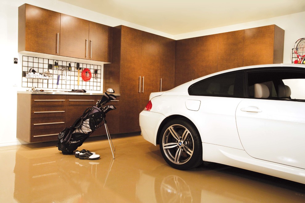 Sleek and Sophisticated Garage Contemporary Garage Orange County