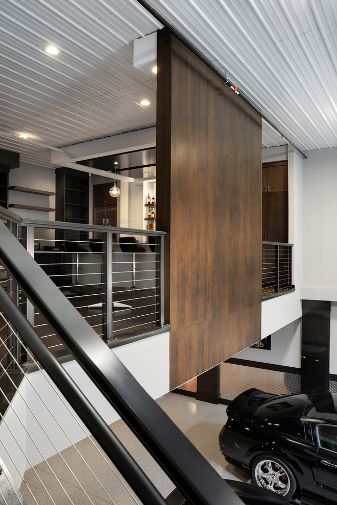 Sleek Medina Garage Condo Remodel Modern Garage Other by Gonyea