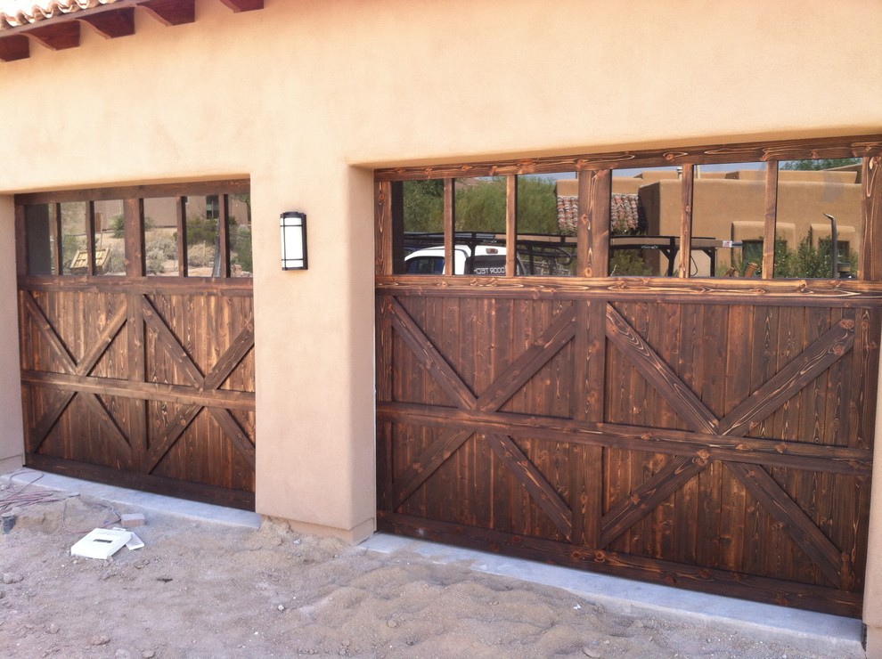 Solid Wood Garage Doors Rustic Garage Phoenix by Door 48