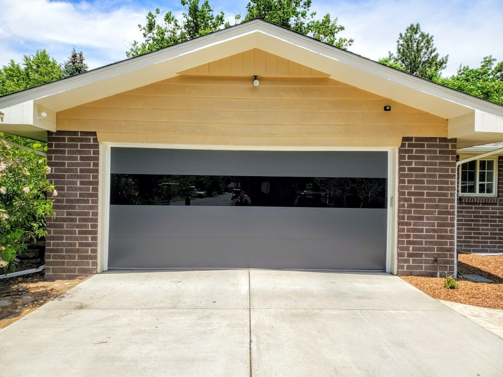 Sterling Garage Door Charcoal Modern Garage Chicago By C H I Overhead Doors Houzz