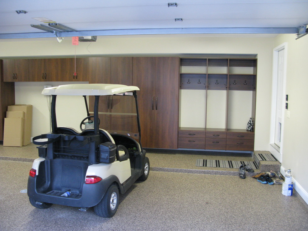 Stone Oak Garage Makeover Traditional Garage Other by Custom Storage Solutions Houzz