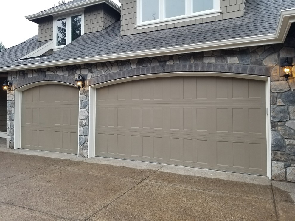 Stone Veneer Garage Portland by Brown Bros. Masonry Houzz