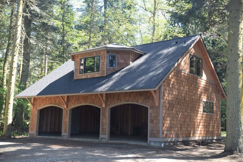 Terrapin Architecture Traditional Garage Seattle by Terrapin