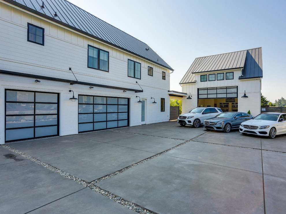 The Oregon Dream 2017 by Stone Bridge Homes NW Farmhouse Garage Portland by Clopay Houzz