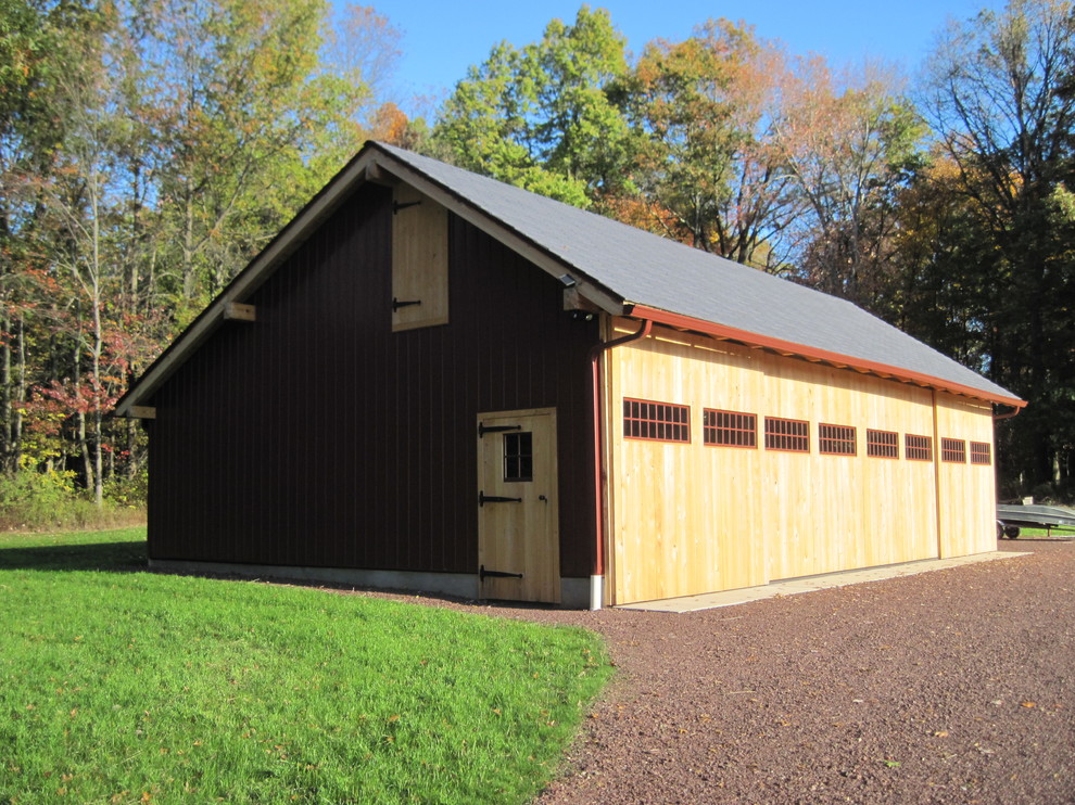 The Tractor Barn Traditional Garage Philadelphia by Methods