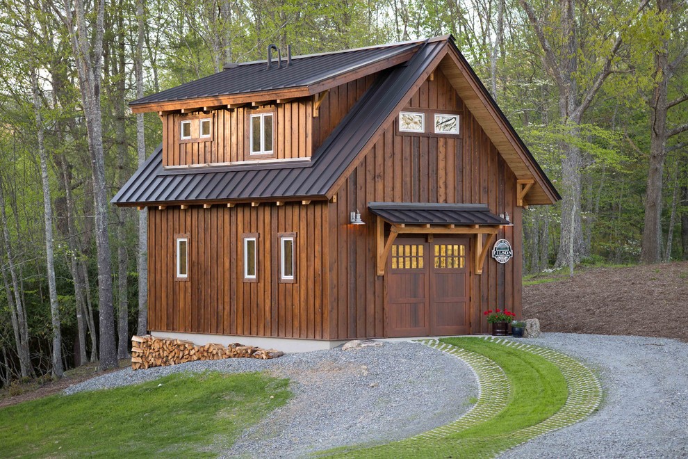 Timber Frame Garage / Workshop / Guest house - Craftsman - Garage
