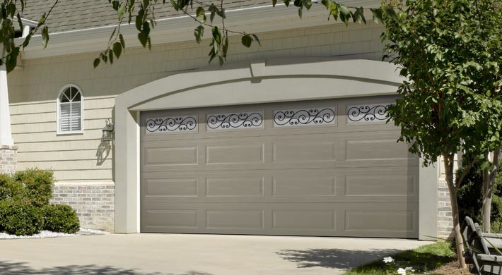 Example of a mid-sized classic attached two-car carport design in Calgary