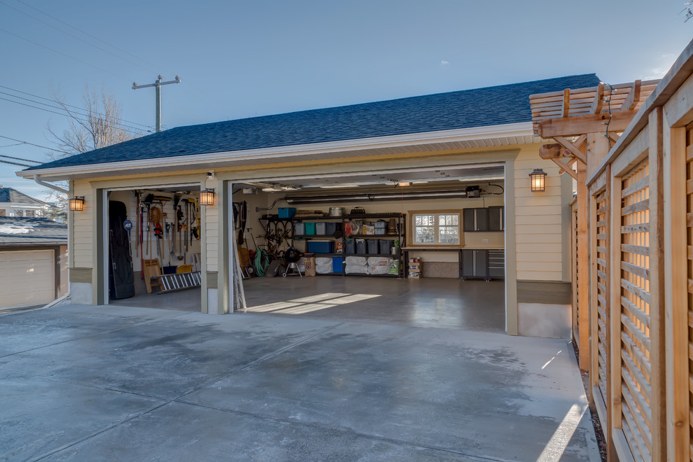Triple Car Garage Build Craftsman Garage Calgary by Konstrux