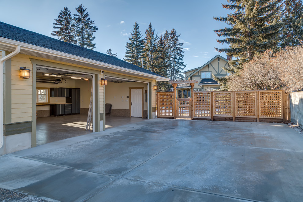 Triple Car Garage Build Craftsman Garage Calgary by Konstrux