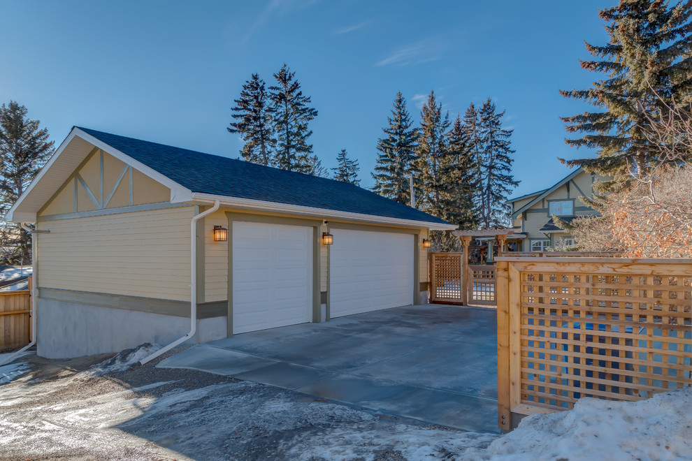 Triple Car Garage Build Craftsman Garage Calgary by Konstrux