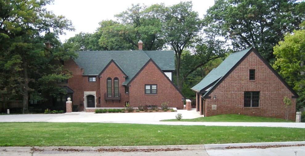 Tudor Revival Garage Traditional Garage Cedar Rapids by Monarch