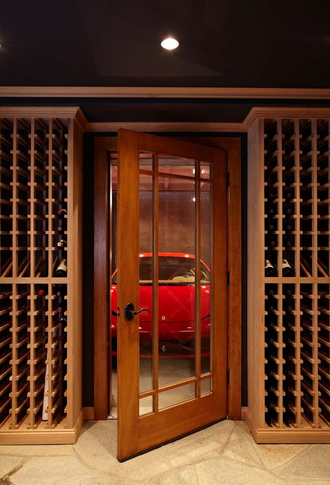 Design ideas for a classic wine cellar in New York.