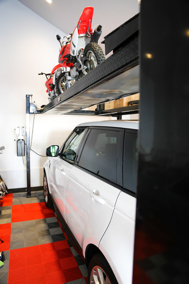 Vaulted Garage Transitional Garage Richmond by James River