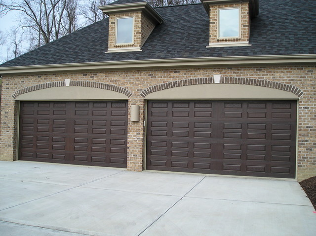 Wayne Dalton 9800 Garage Door Clásico, Garage Door Brown Color