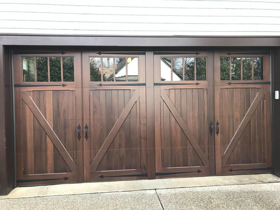 Wood And Faux Wood Garage Door Ideas From Pro Lift Garage Doors Of St Louis Traditional
