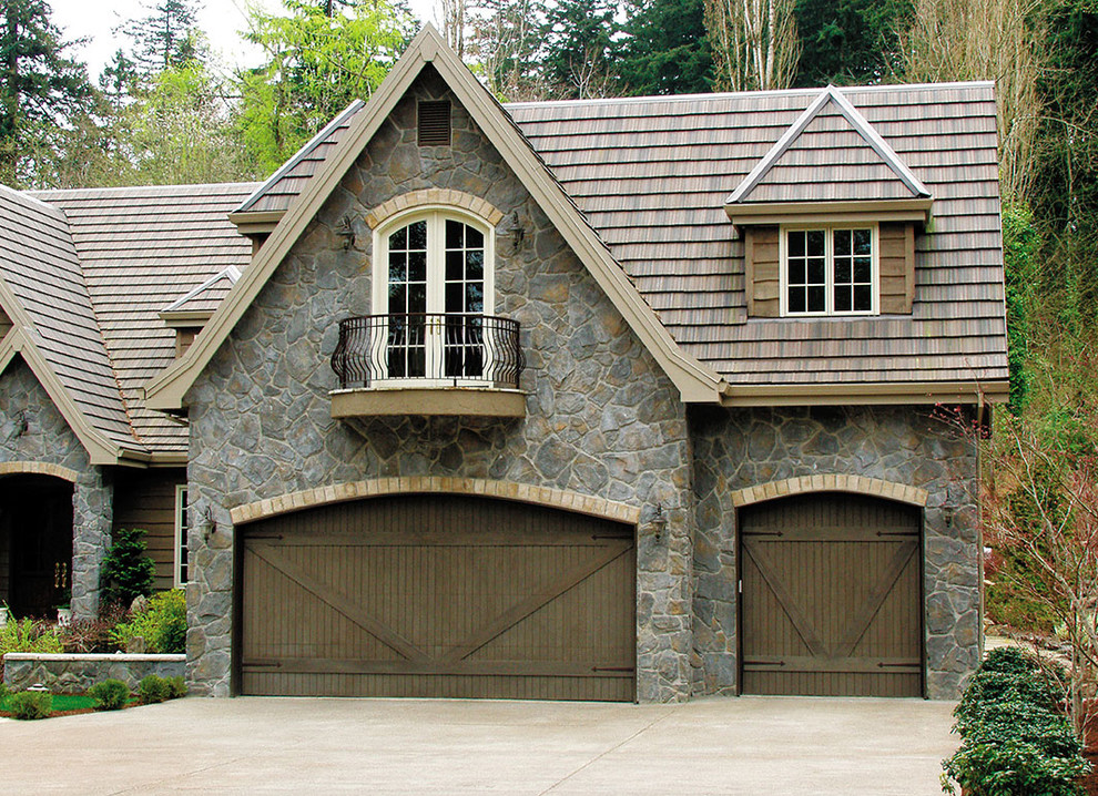 Example of a mountain style garage design in Seattle
