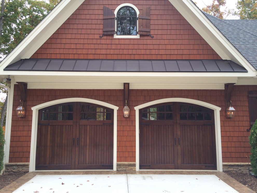 Wood Garage Doors Carriage Doors Traditional Garage Raleigh by Clingerman Doors